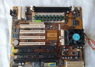 RETRO základní deska,socket 7-PENTIUM P54C 120MHz.