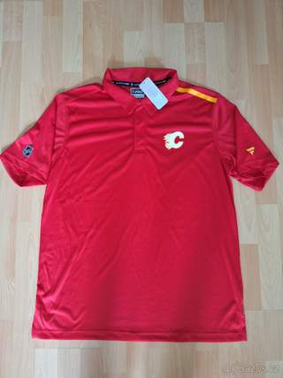 NHL Fanatic polo triko s límečkem Calgary Flames
