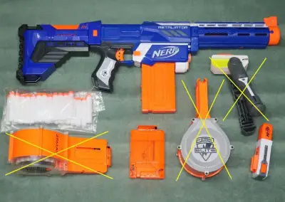 NERF N-Strike Elite RETALIATOR + pažba Delta Trooper + přísl