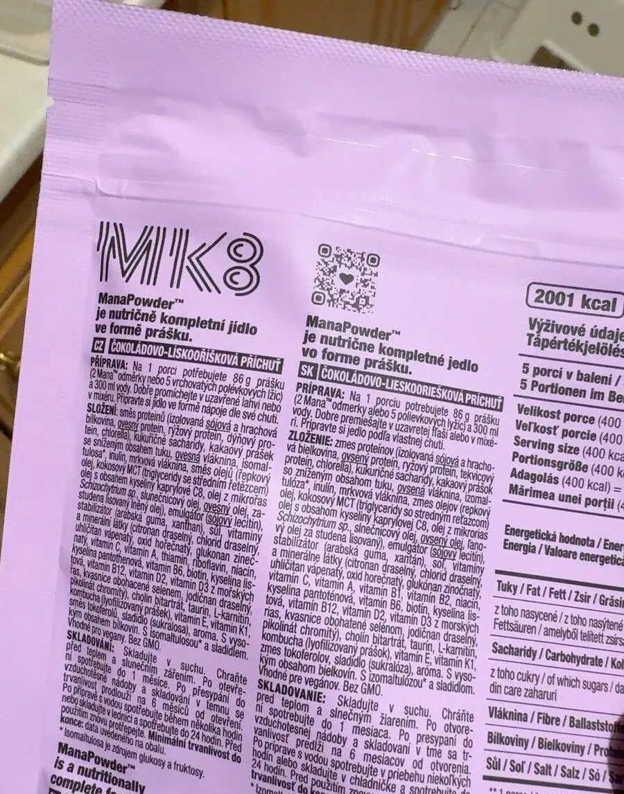 ManaPowder MK8 Choco – 7 neotevřených balení