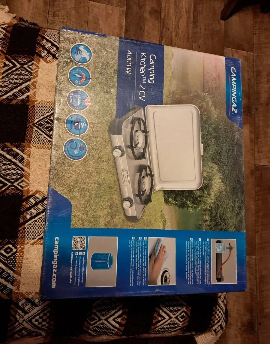 Dvouplotýnkový vařič plynový