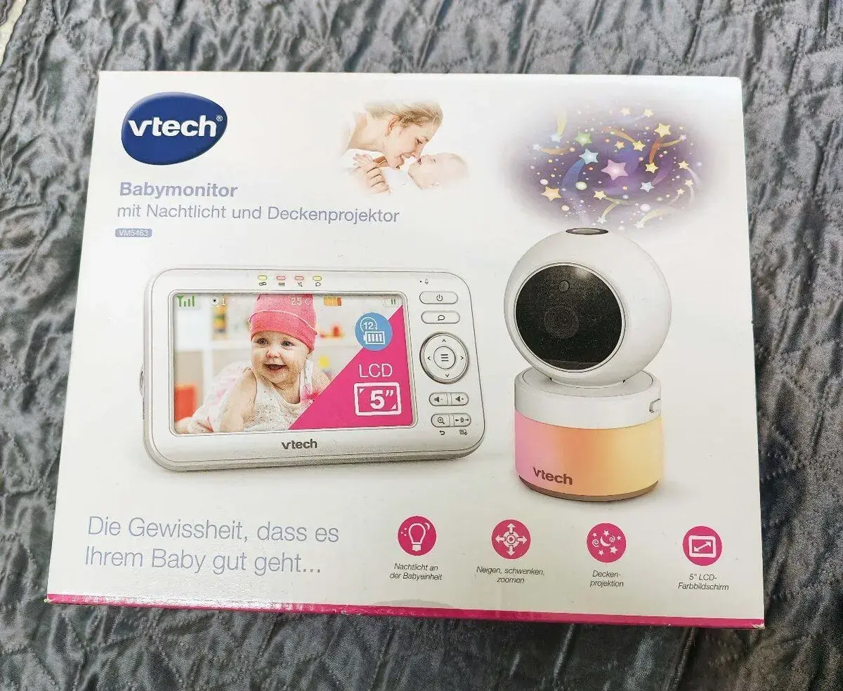 Dětská video chůvička s projekcí a obrazovkou