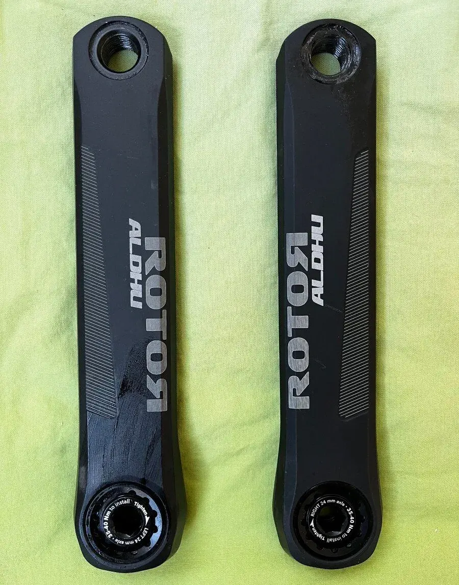 Kliky ROTOR ALDHU24 Crank Arms 175 mm / Nove/SEDI NA SHIMANO