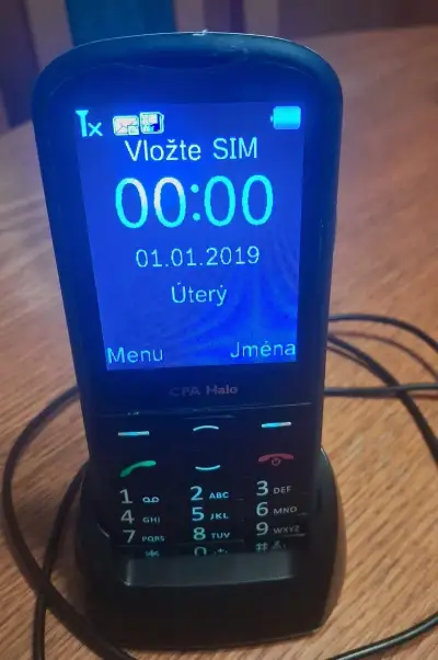 Mobil CPA Halo tmavě modrý