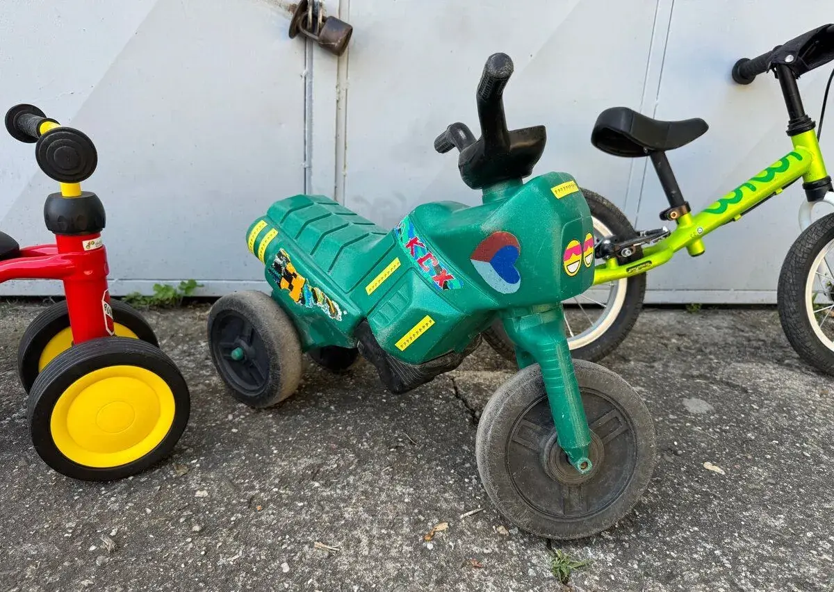 Odrážedlo motorka plastové