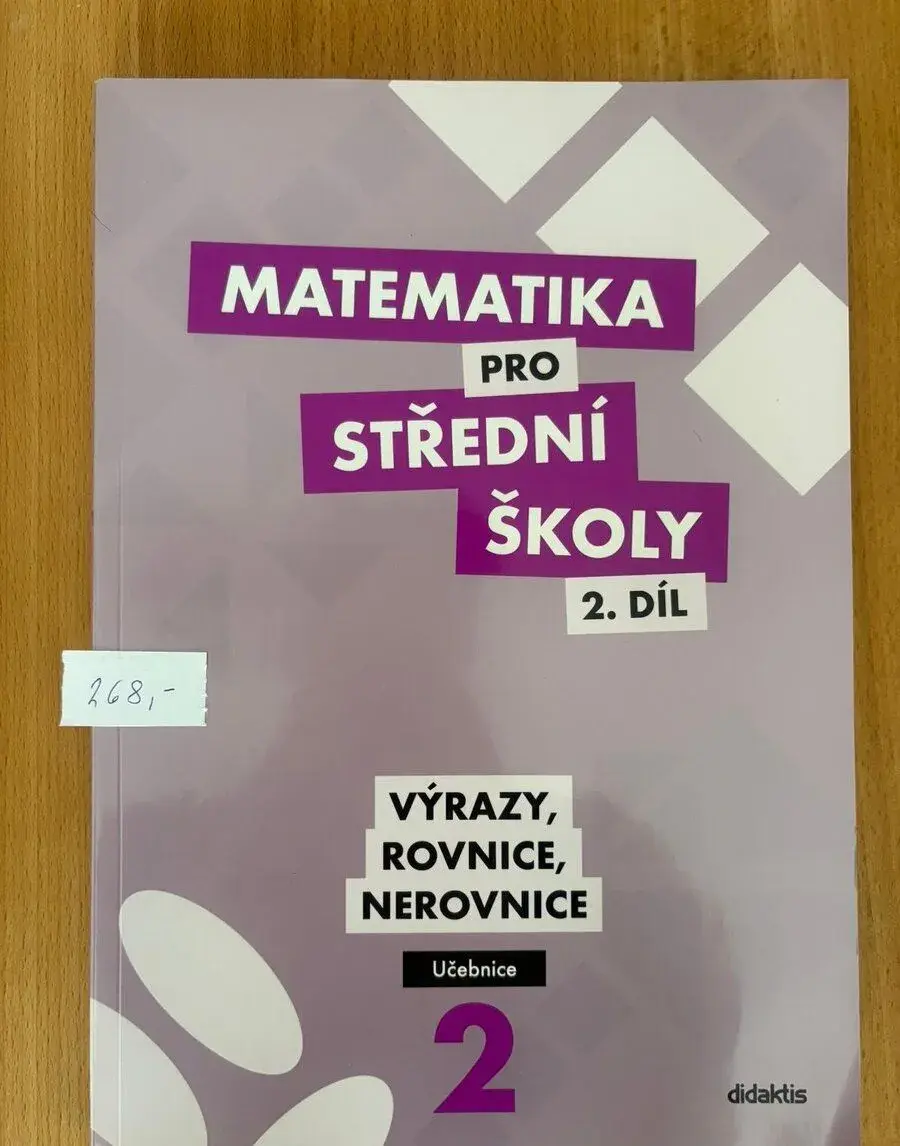 Matematika pro str.školy 2.díl UČEBNICE