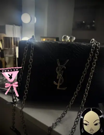 YSL Iconic Black Shoulder Bag