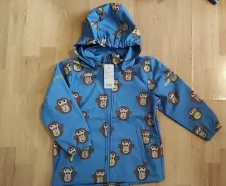 Softshellová bunda Lindex s opicemi vel. 128