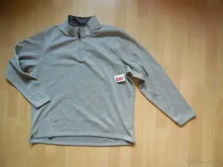 pánská Wrangler sv.šedá mikina, zip u krku, rovná 2XL-3XL