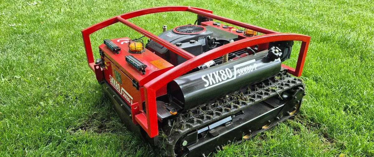 RC ovladaná mulčovací sekačka profi SKK 80,Hybrid