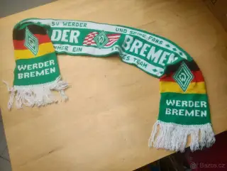Retro šála SV Werder Bremen – vintage fanouškovská šála