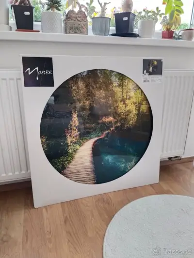 Obraz - skleněný, 70 cm, nový.