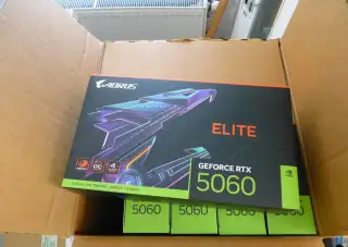 Nová GIGABYTE AORUS RTX 5060 ELITE 8G - Pečetěno, záruka