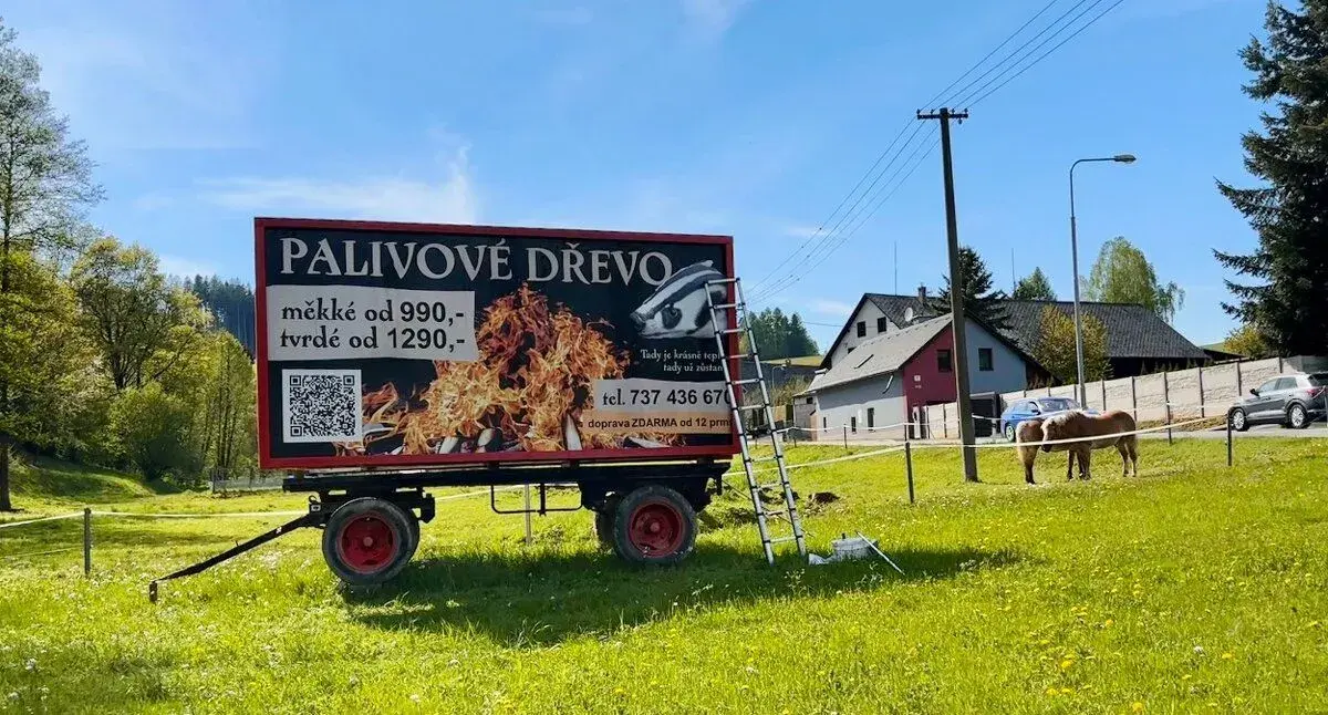 Pronájem billboardu - reklamní plochy - Hronov