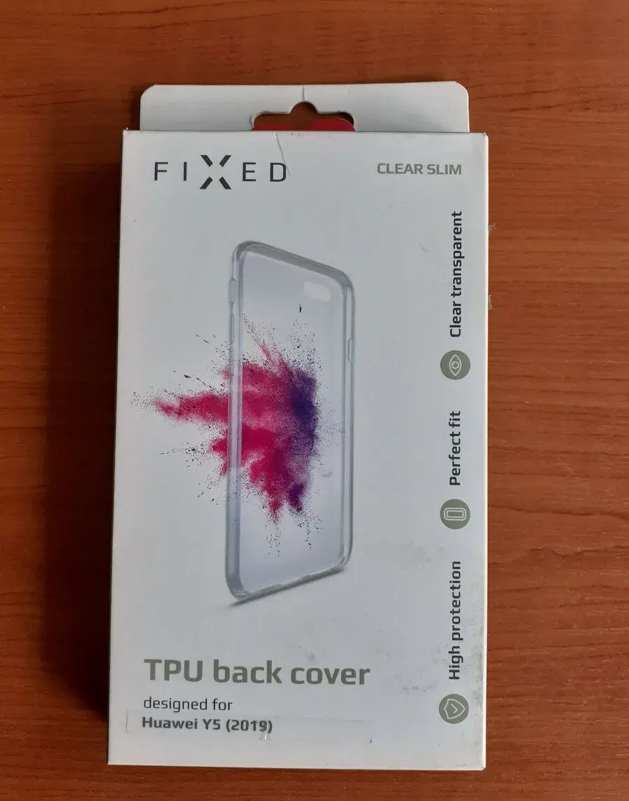 NOVÉ FIXED TPU gelové pouzdro pro Huawei Y5 (2019) čirá