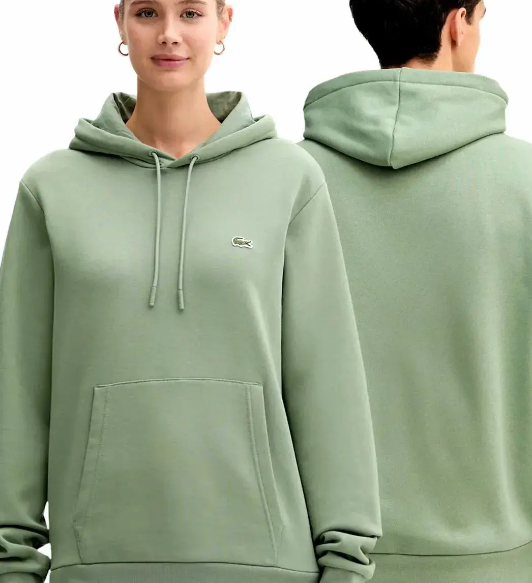 LACOSTE PASTEL GREEN MIKINA-38 M - TEPLÁ