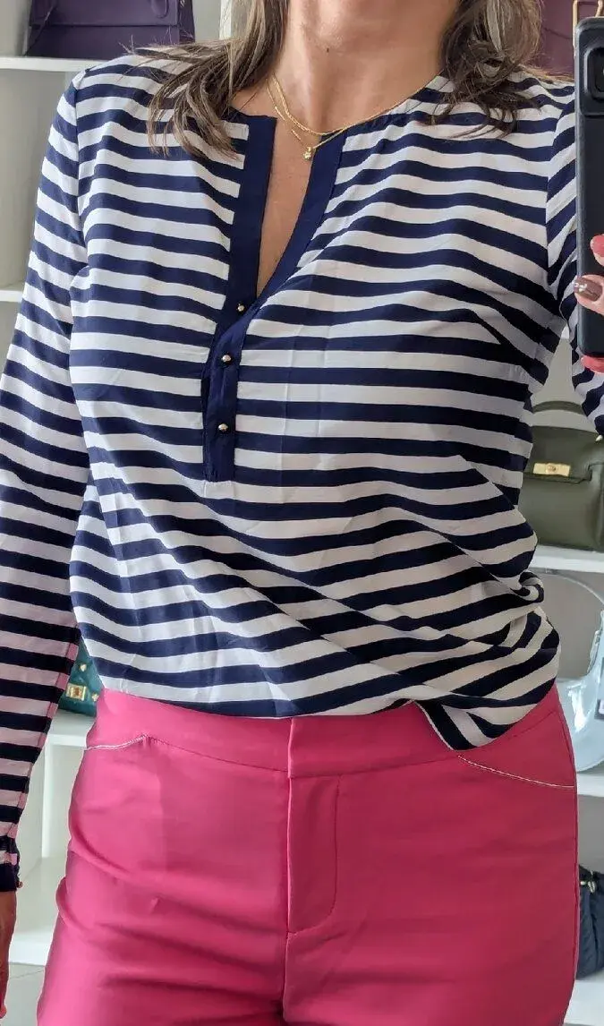 Pruhovaná halenka Reserved