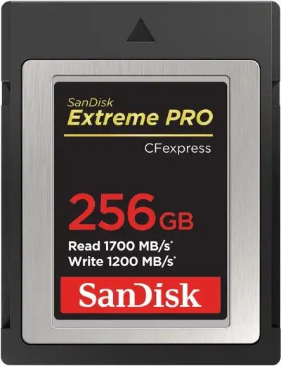 SANDISK CompactFlashExtreme PRO CFexpres 256GB,Type B záruka