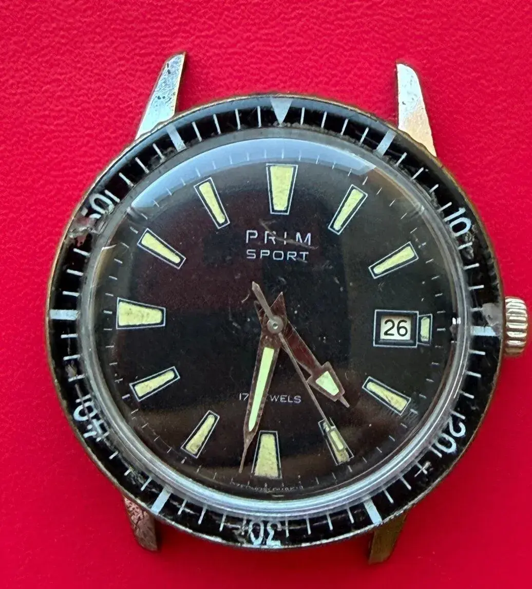 PRIM Sport 1 černý ciferník – funkční, původní