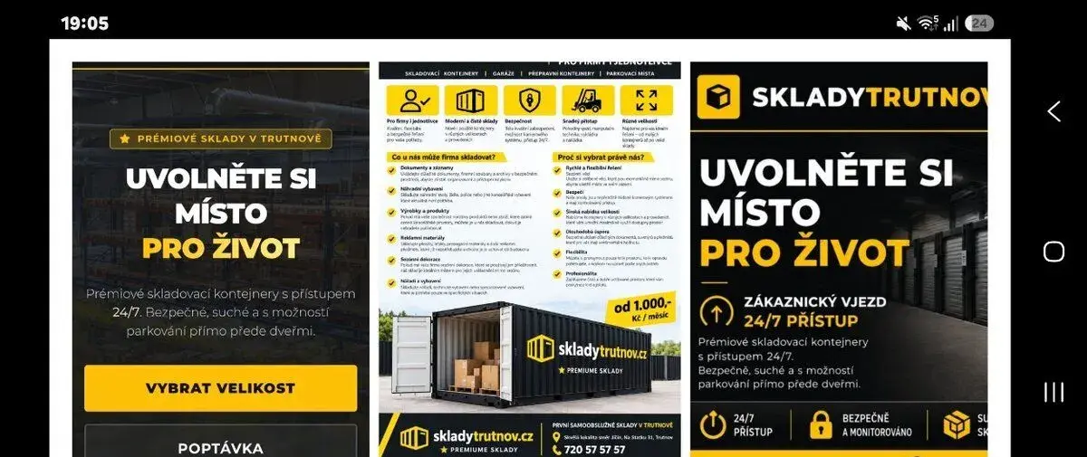 SAMOSKLADY📦, osobní boxy, osobní boxy, self storage