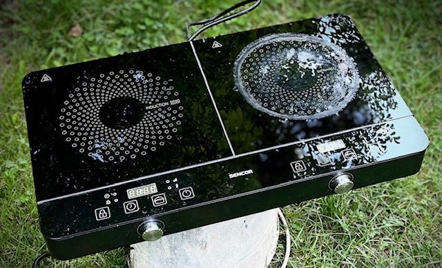 Dva elektrické vařiče – Sencor 2plotýnkový + Grafner 1plotýn
