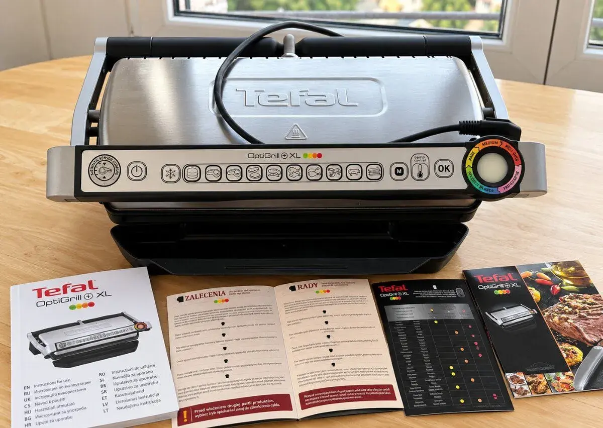 Tefal OptiGrill+ XL – velmi dobrý stav, málo používaný