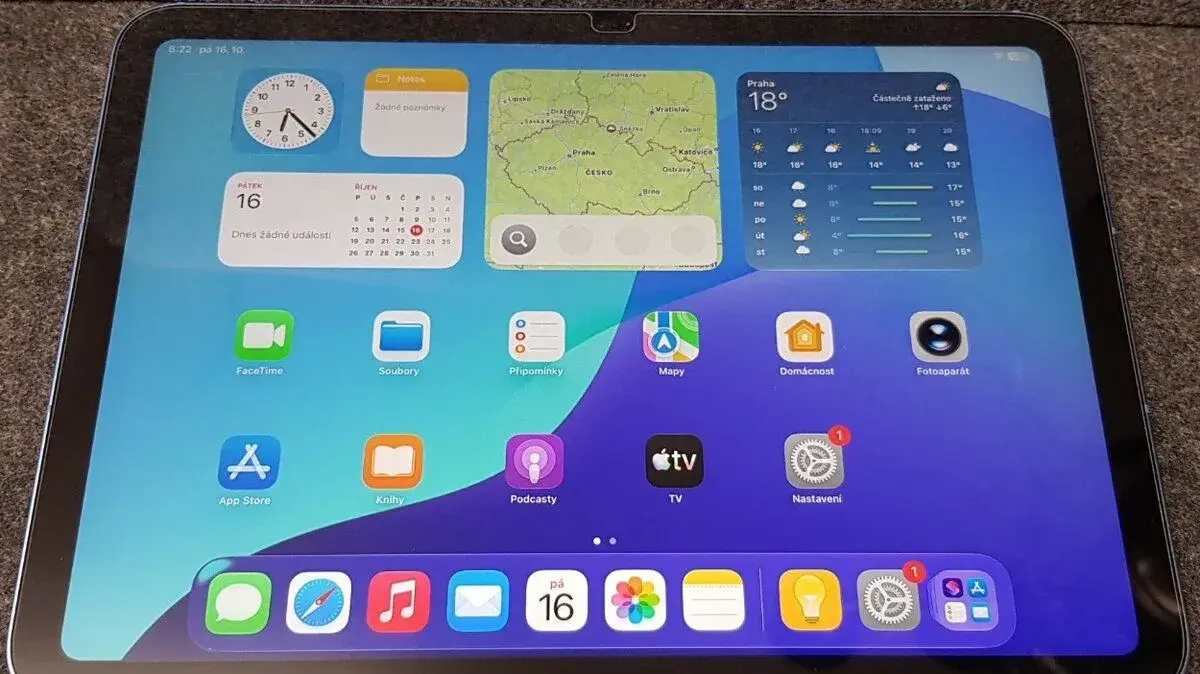 Apple iPad 10,9 (2022) Wifi + Cellular 64GB, Top stav, modrý