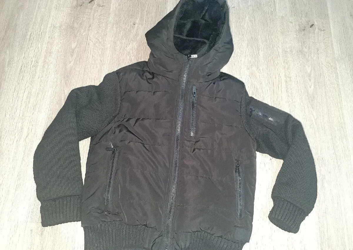 Černá zimní bunda Firetrap velikost 134/140