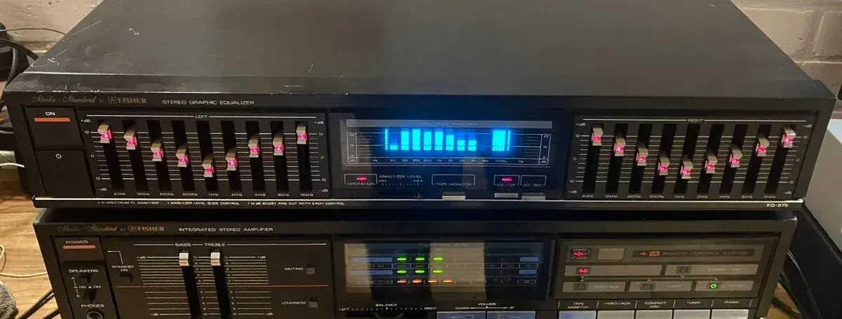 KVALITNÍ JAPONSKÝ ZESILOVAČ FISHER CA-870 (ROK 1986) 2x100W