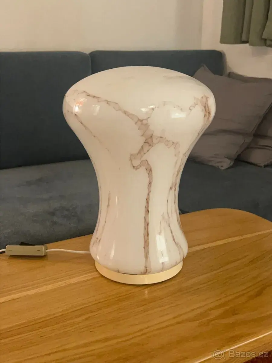 Osvětlovací sklo Ivan Jakeš retro lampa