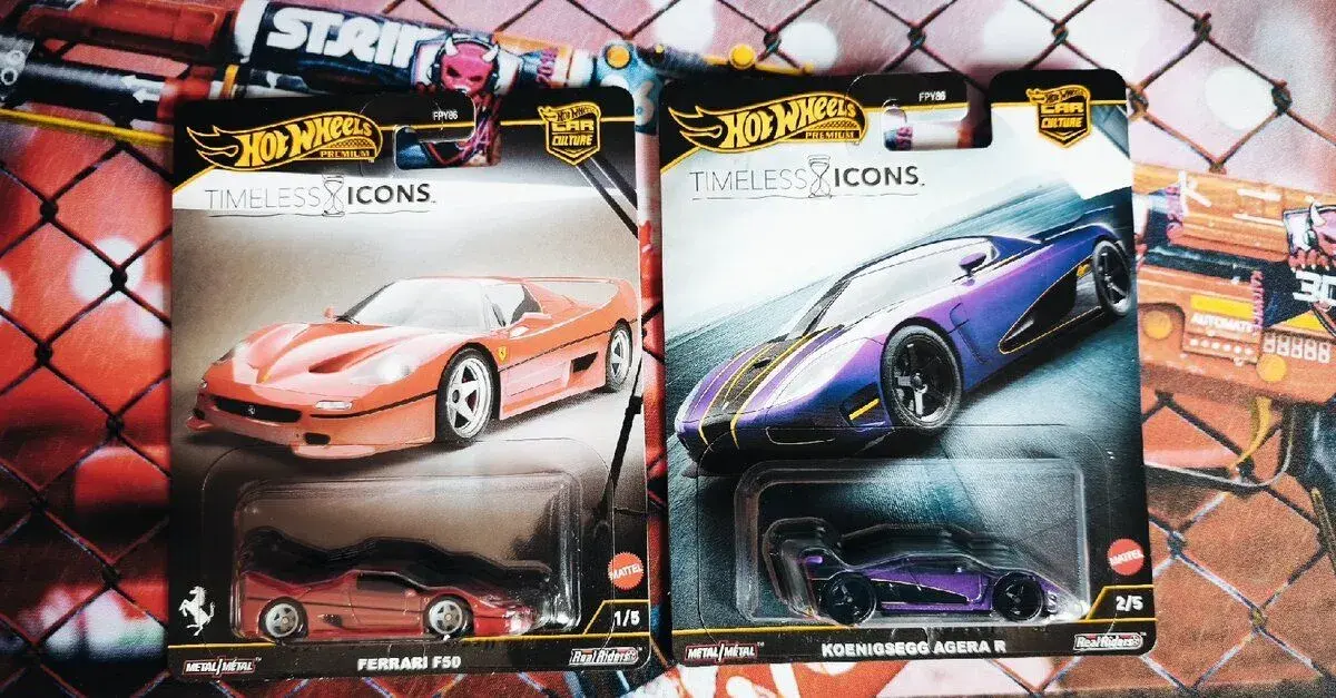 Hot wheels Ferrari F50 + Agera