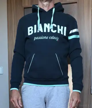 Mikina s kapucí Bianchi (vel. L)