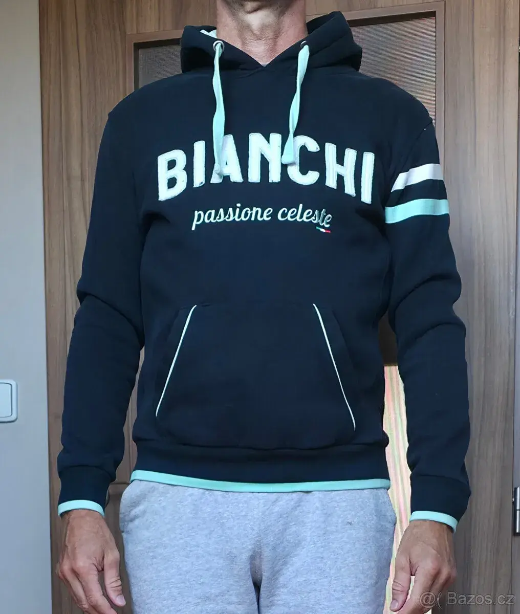 Mikina s kapucí Bianchi (vel. L)