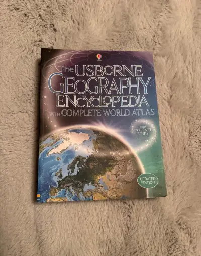 The Usborne geography encyclopedia with complete world atlas