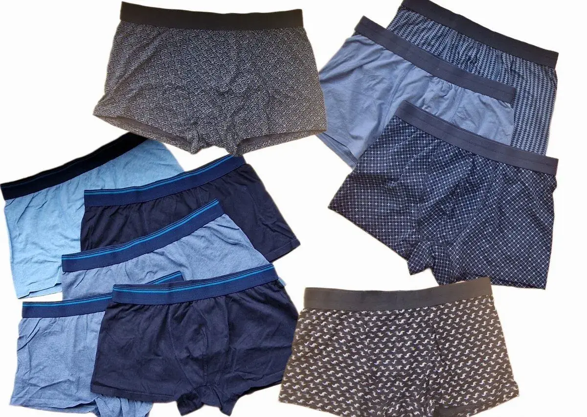 Pánské spodky 10 ks - boxerky, C&A, M&S vel. L