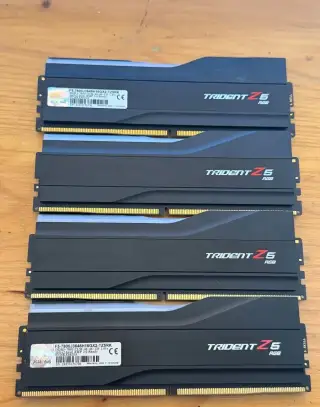 G.SKILL 64GB KIT DDR5 7800MHz CL36 Trident Z5 RGB Black