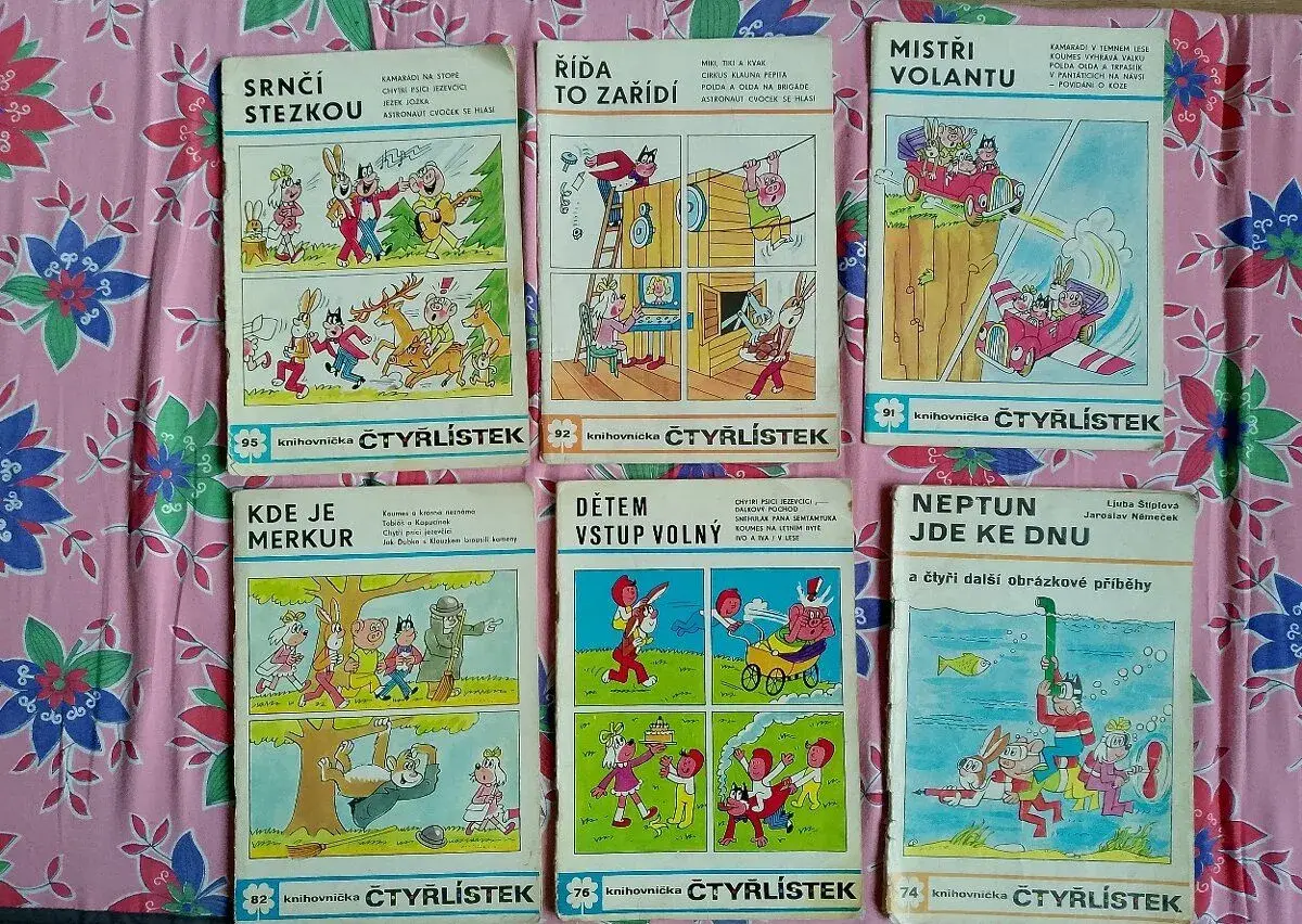Čtyřlístek č: 74,76,82,91,92,95