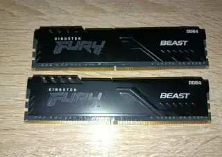 Kingston, ddr4 ram, 2400mhz-3200mhz, 2x16gb