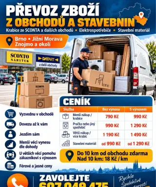 NEMÁTE JAK DOVÉZT NÁKUP? RÁD VÁM POMŮŽU
