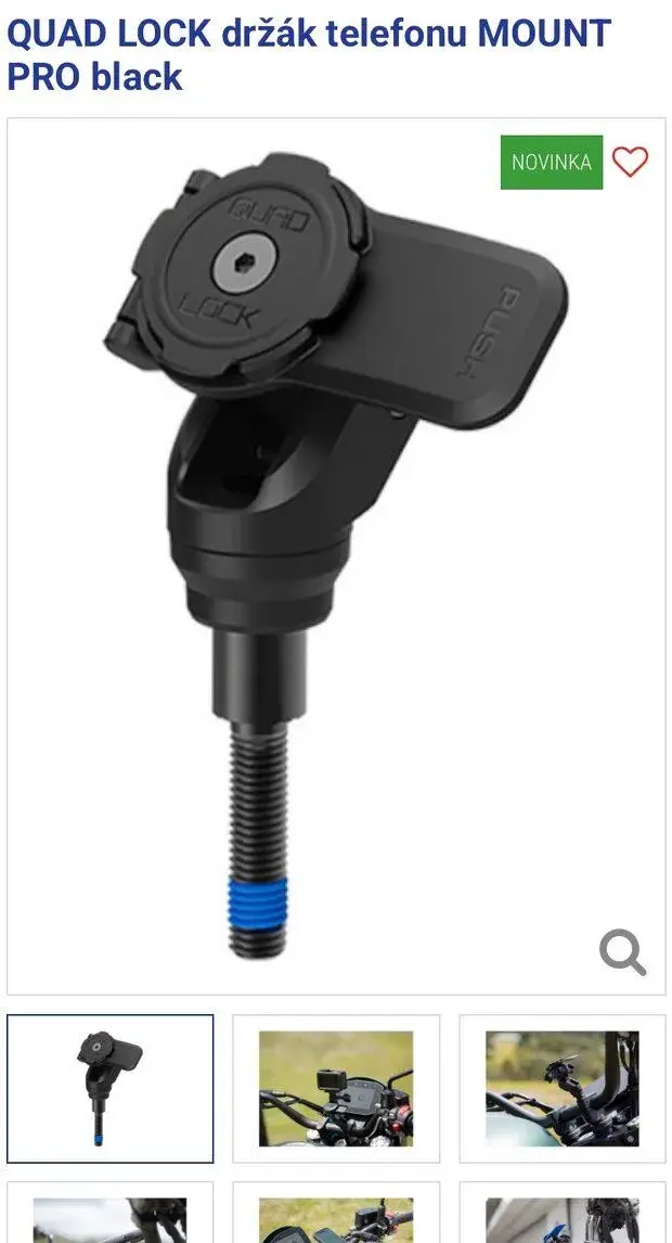 držák telefonu na motorku - novy