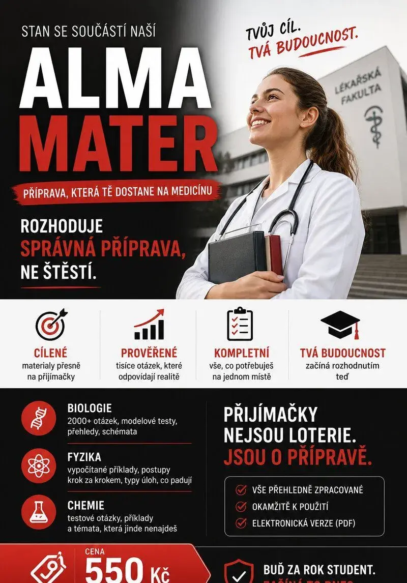 DOSTAT SE NA MEDICÍNU NENÍ O TALENTU