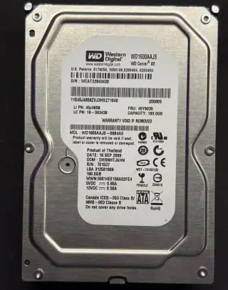 WD HDD 160GB 3,5"