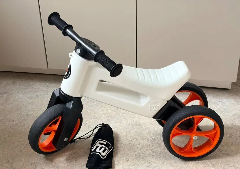 FUNNY WHEELS Rider SuperSport 2v1 bílo-oranžové