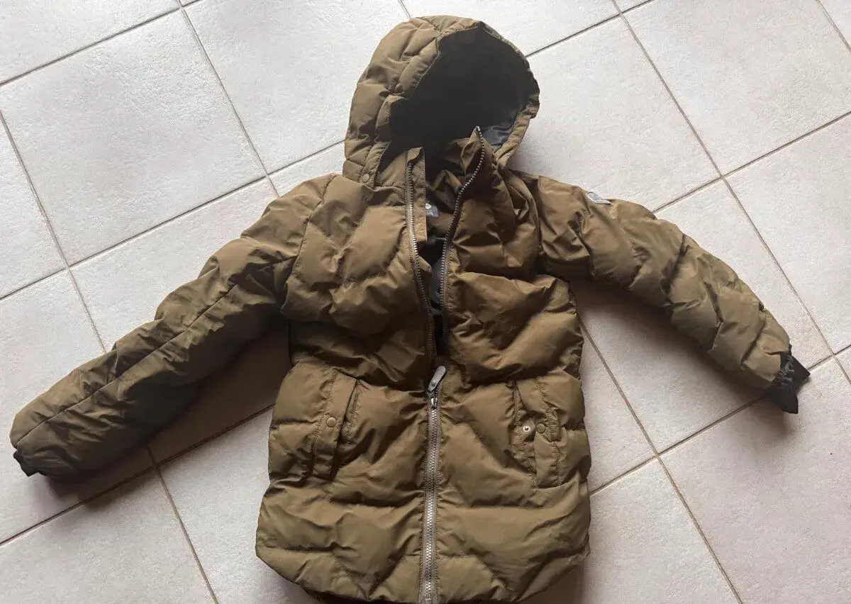 Bunda COLOR KIDS vel.128 dark olive