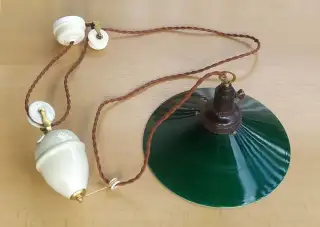Starý stahovací lustr / stahovačka na chatu / chalupu