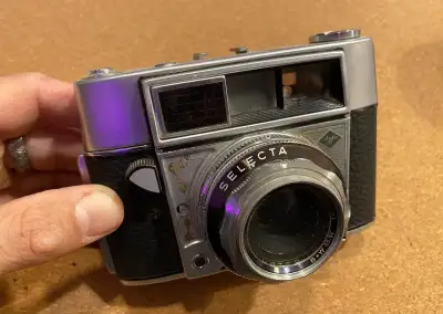 Retro fotoaparát Agfa Selecta m.m.