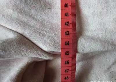 Růžovo-bílá mikina s bílým kožíškem s ouškama - XS