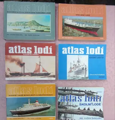 Atlas lodí (6 dílná sada)