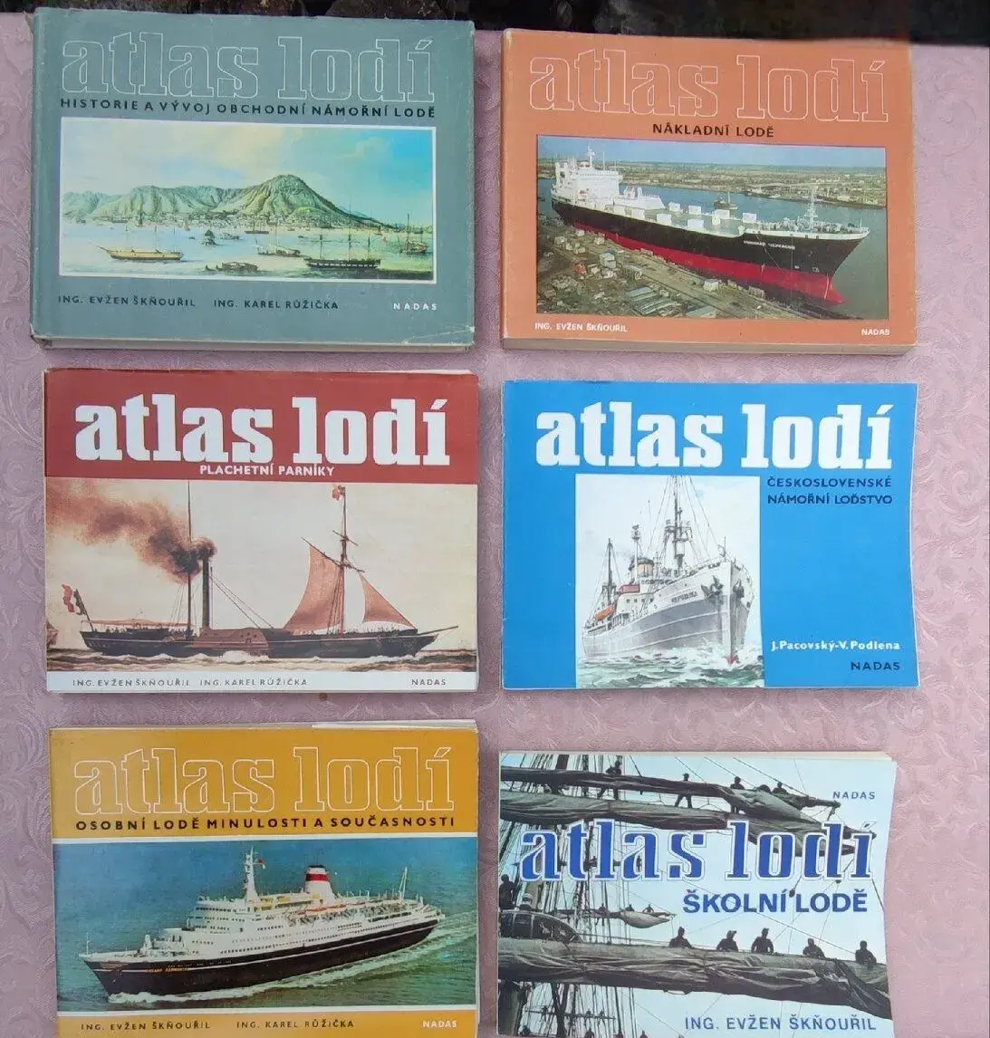 Atlas lodí (6 dílná sada)