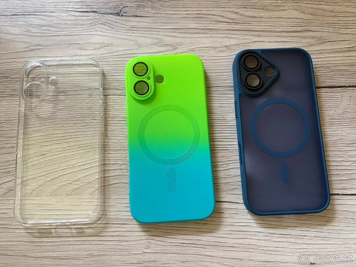 3 kusy krytů na iPhone 16/17 viz foto